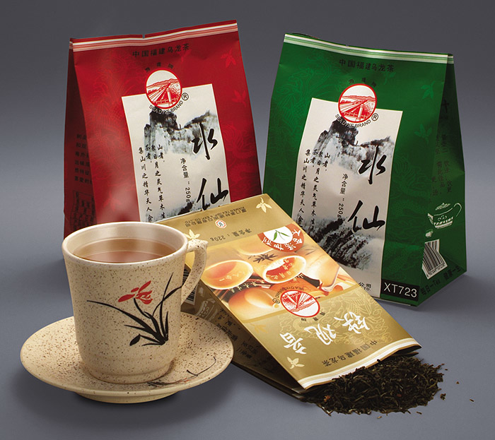 Stand-up barrier pouch for tea ChaoAn Wenhua Color Print Co., Ltd