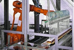 New machines, such as this secondary packaging system, offer a tool-less changeover by using digital counters for preset positio