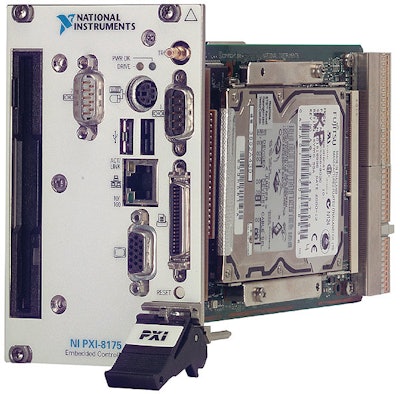 The CPU used in the PAC that controls the pressure-sensitive labeling system.