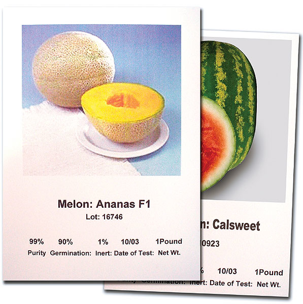 Full-color photo labels can now be found on Hollar Seeds pouches of seeds destined for farmers around the world.