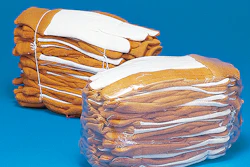 Brookville's protective new shrink-wrapped bundle (inset foreground) often makes a smaller unit than its twine-tied predecessor