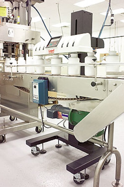 'Heat-sink' technology means the induction sealer needs no water lines for cooling.