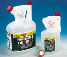 Consumers benefit from the new design for OD?RL?S bottles, each of which includes a convenient integral measuring system.