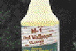 The filler handles viscous product such as this wallpaper cleaning fluid