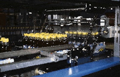 The automatic shrink bundler produces multipacks in unsupported film or in overwrapped trays