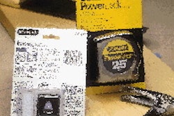 The patented PVC capsule that houses the security tag is manually slipped onto the tape rule?s belt clip. Because of an indentat