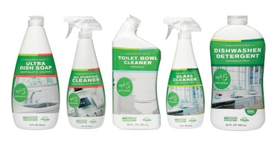 Section shift. Duane Reade's Apt 5 brand has moved out of the cosmetics department and into household cleaning products, where i