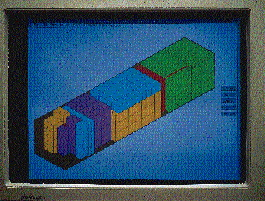 An operator creates a manifest using the MaxLoad database screen (above). The pattern view screen offers a detailed diagram of