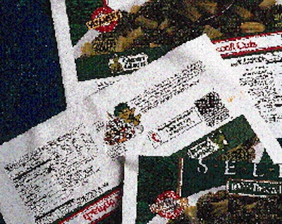 Bags for Green Giant frozen vegetables explain how foods high in certain vitamins ?may? reduce risk of cancer. While the foods?