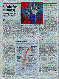 In late June, Newsweek magazine devoted a full page article to the subject of repetitive-strain injuries and how OSHA would deal