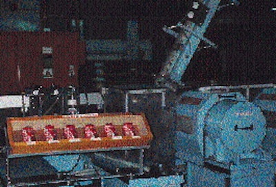 BevCan was the first to install this high-speed spray system that applies protective coatings to cans at 900/min