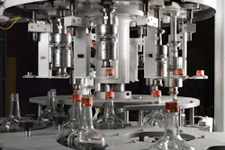 Efficiency boost. Capping headsets installed on rotary capping machines like the one above have boosted efficiency at Titos Han