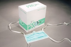 windowed cartons. A circular PP window enables medical personnel to identify the mask variety without having to first open the c