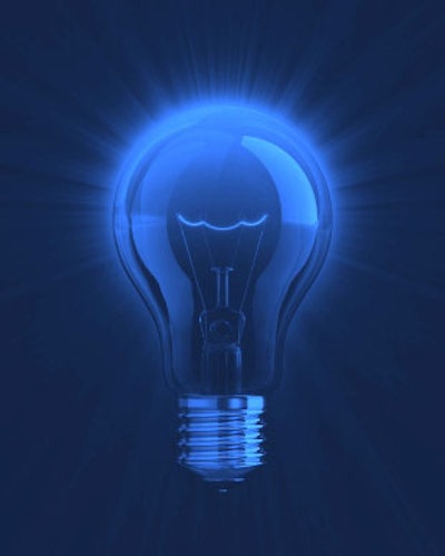 Pw 5611 1 Lightbulb Blue