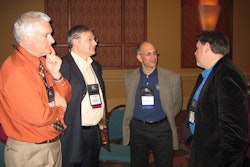 Discussing innovation at the ARC Automation Forum's packaging machinery track are (l to r) Rob Hattin of Edson Packaging Machine