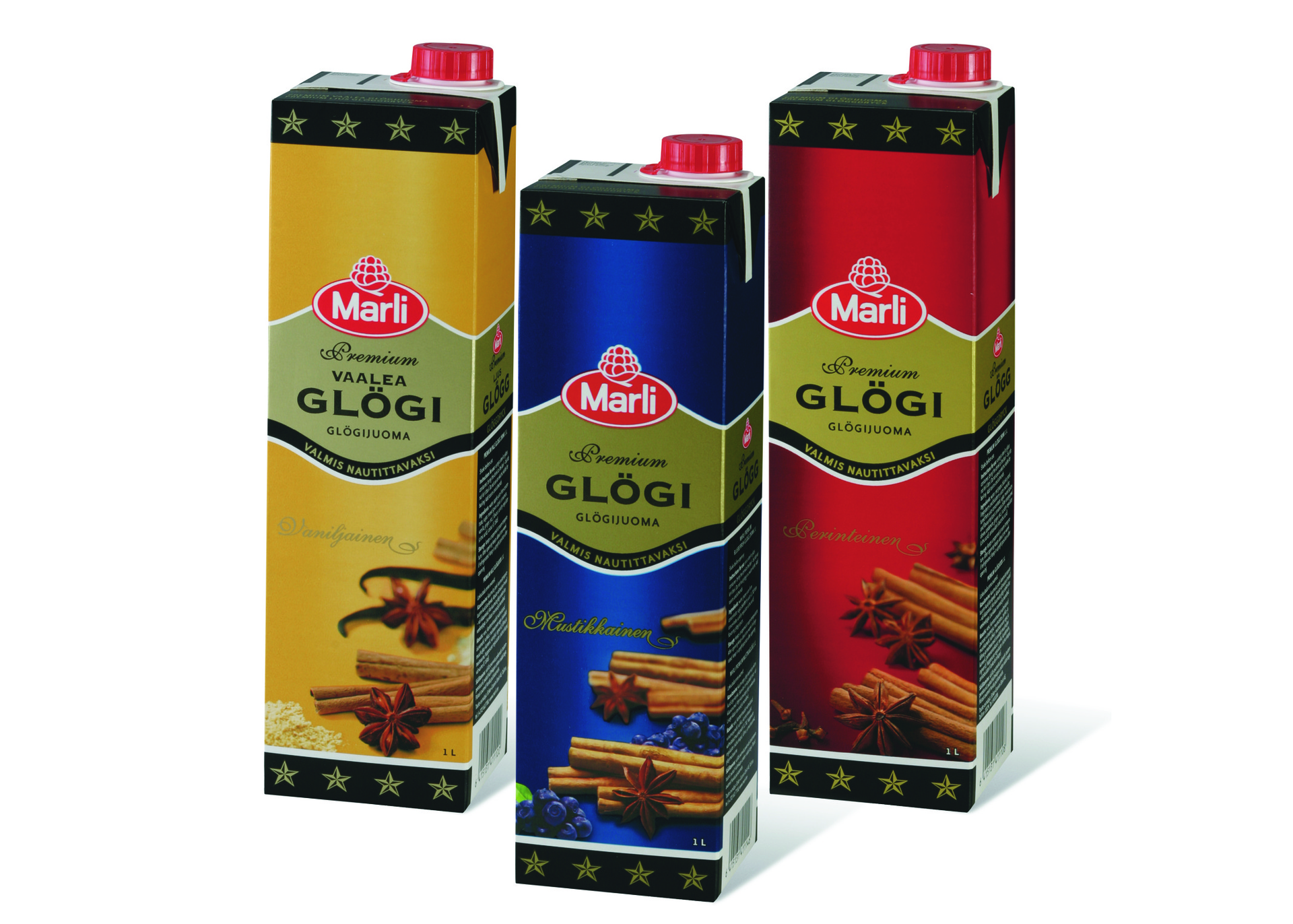 In Finland, Marli brand has positioned its Gl&ouml;gi punch drinks in aseptic cartons.