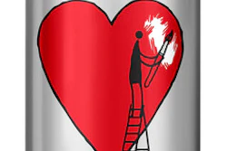 Diet Coke heart can
