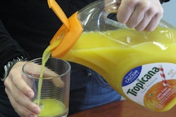 Flip-top closure allows easy pouring.