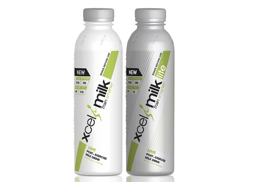 Xcel Milk is packaged in an injection/stretch blow-molded bottle made from rPET.