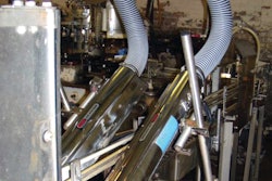 With high-velocity air being delivered by two aluminum air knives, labeling efficiency has been greatly improved.