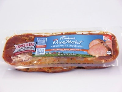 The key to the Oven Perfect film specifications is that the thermoform plus lid stock become the best possible cooking vessel for the meat cut inside.