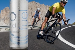 Sleek aluminum can for protein shake.