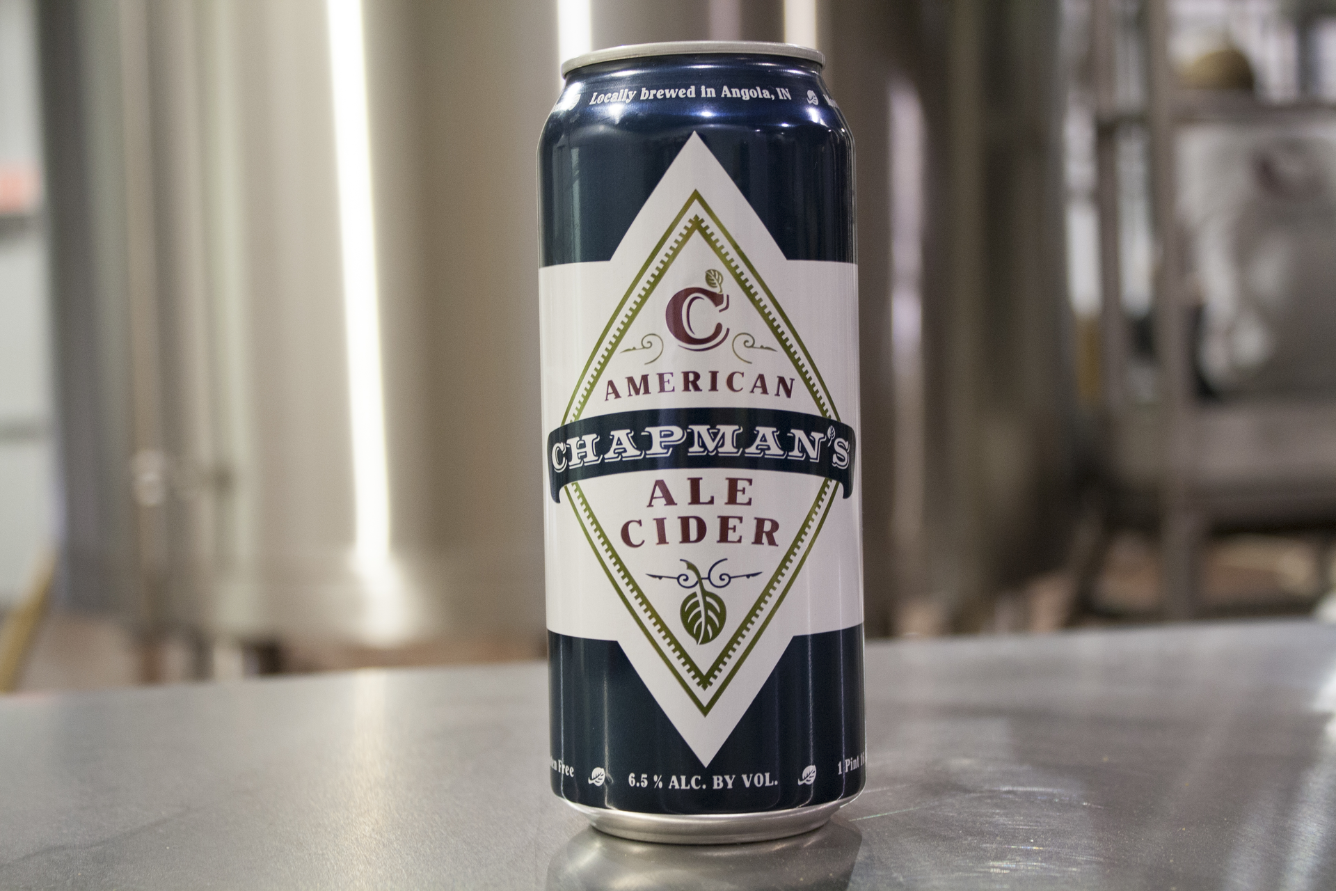 Aluminum can for new brew.