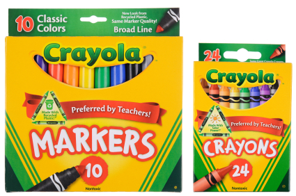 CONVEYING FUN. When consumers hone in on Crayola crayons, they see a cutout that shows a range of crayon colors within their boxes. This clever cutout has been broadened into a &ldquo;smile&rdquo; that promises fun for customers.