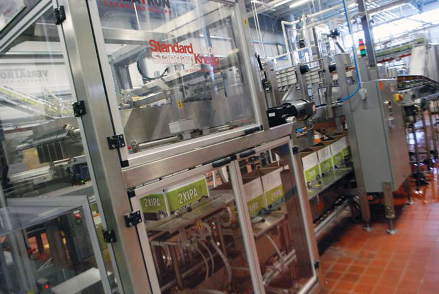 MODULAR PARTS. Changeover from one bottle size to another has gotten so much easier thanks in large part to the new case packer&rsquo;s modular parts.