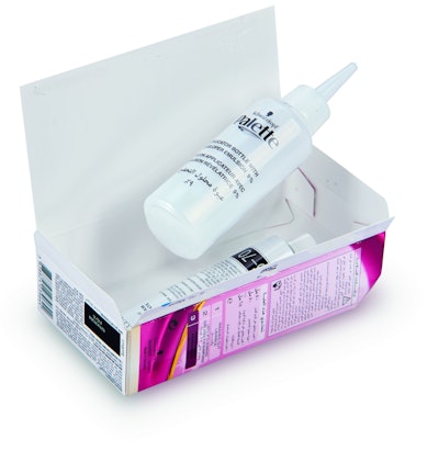 Shown here is the carton format marketed by Henkel.