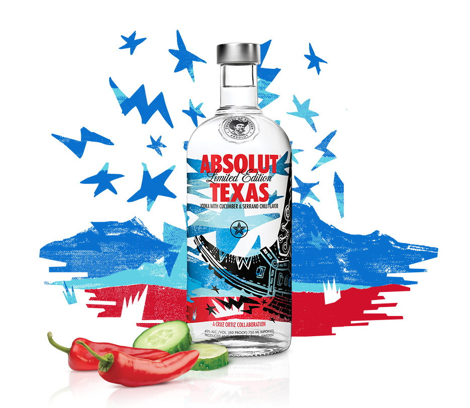 Pw 60170 Absolut Texas Bottlehero
