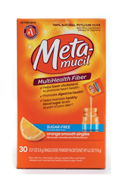CROSS-GENERATIONAL. With its bright, sunny colors and modern ‘Meta’ font, a redesign for the Metamucil brand feels totally of-the-moment and makes fiber a cross-generational product.
