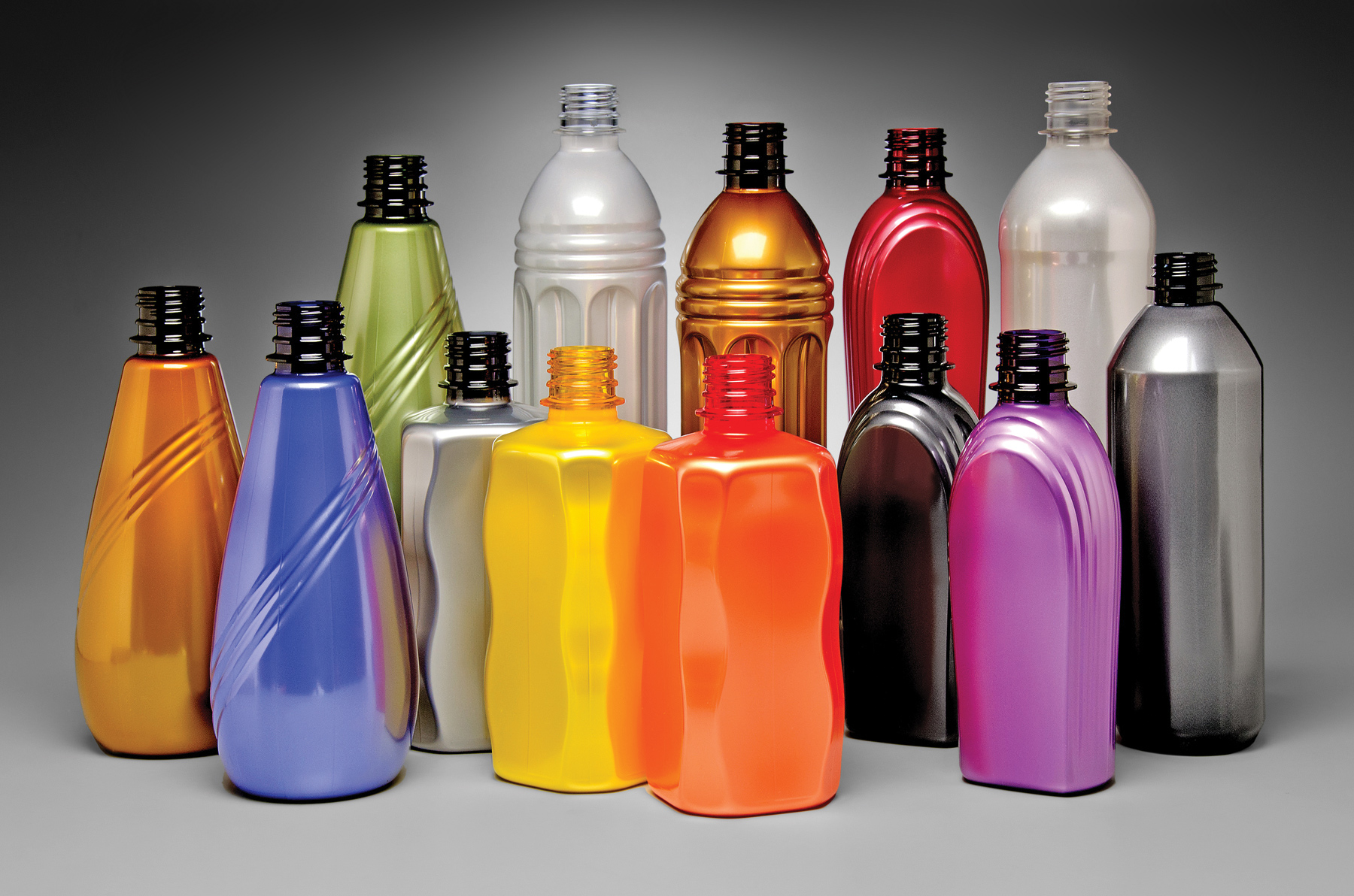 DRAMATIC COLORS. PTI&rsquo;s oPTI foam bottle technology has been engineered to provide brand owners with a greater color selection for PET, but with the same functionality.