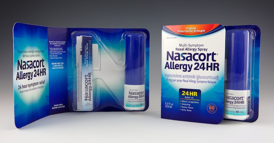 Package design uses thermoformed &lsquo;N&rsquo; to help make successful switch from prescription-only to over-the-counter sales.