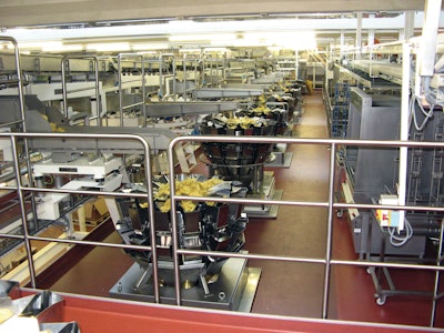 Nine lines. The modernization project involved nine packaging lines.