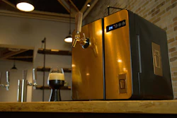 SYNEK has introduced a standalone home appliance that refrigerates, pressurizes, and dispenses beer for the home consumer.
