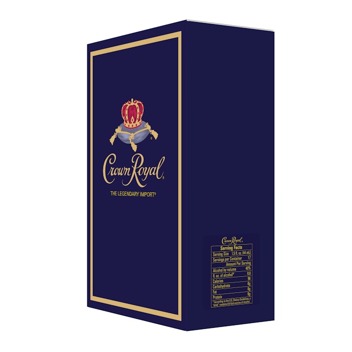 Crown Royal first in spirits to add serving facts panel ...