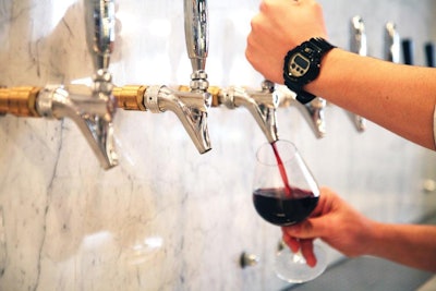 Roberson’s wine-on-tap products allow restaurant and bar customers to offer a larger variety of wines in a range of glass sizes.