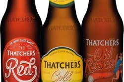 Thatchers goes with fridge-friendly glass.