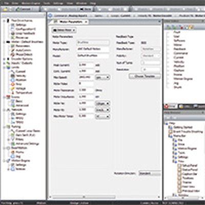 Software for digital servo drives