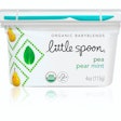Each variety has its own 'food geometry' pattern made up of images of the ingredients in the puree.