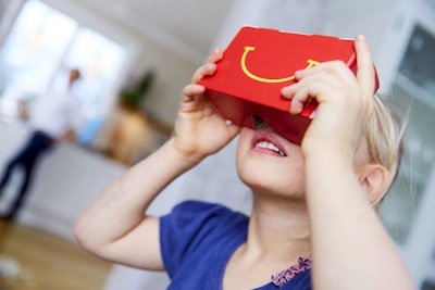Virtual Reality comes to Happy Meals in Sweden.