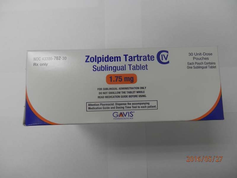 Novel Laboratories recalls Zolpidem Tartrate blister packs; U.S. CPSC says it poses poisoning risk if swallowed by children.
