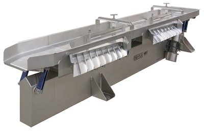 Key Technology Iso-Flo moonbeam vibratory conveyor