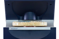 FOSS DairyScan analytical instrument tests the fat and moisture content of cheese