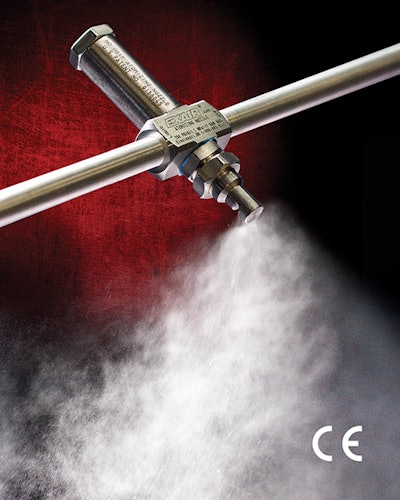 No Drip Spray Nozzle Conserves Liquid, Fits in Tight Spaces