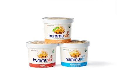 Hummustir make-your-own hummus kits come in three varieties: Classic, Mediterranean, and Village.