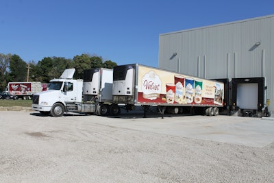 The new freezer can hold 3,200,000 cartons of Velvet Ice Cream at -20°F. Photo courtesy of Velvet Ice Cream.
