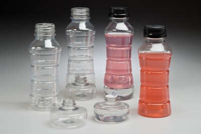 A two compartment snap-fit package from Plastic Technologies, Inc. brings the party wherever customers are.