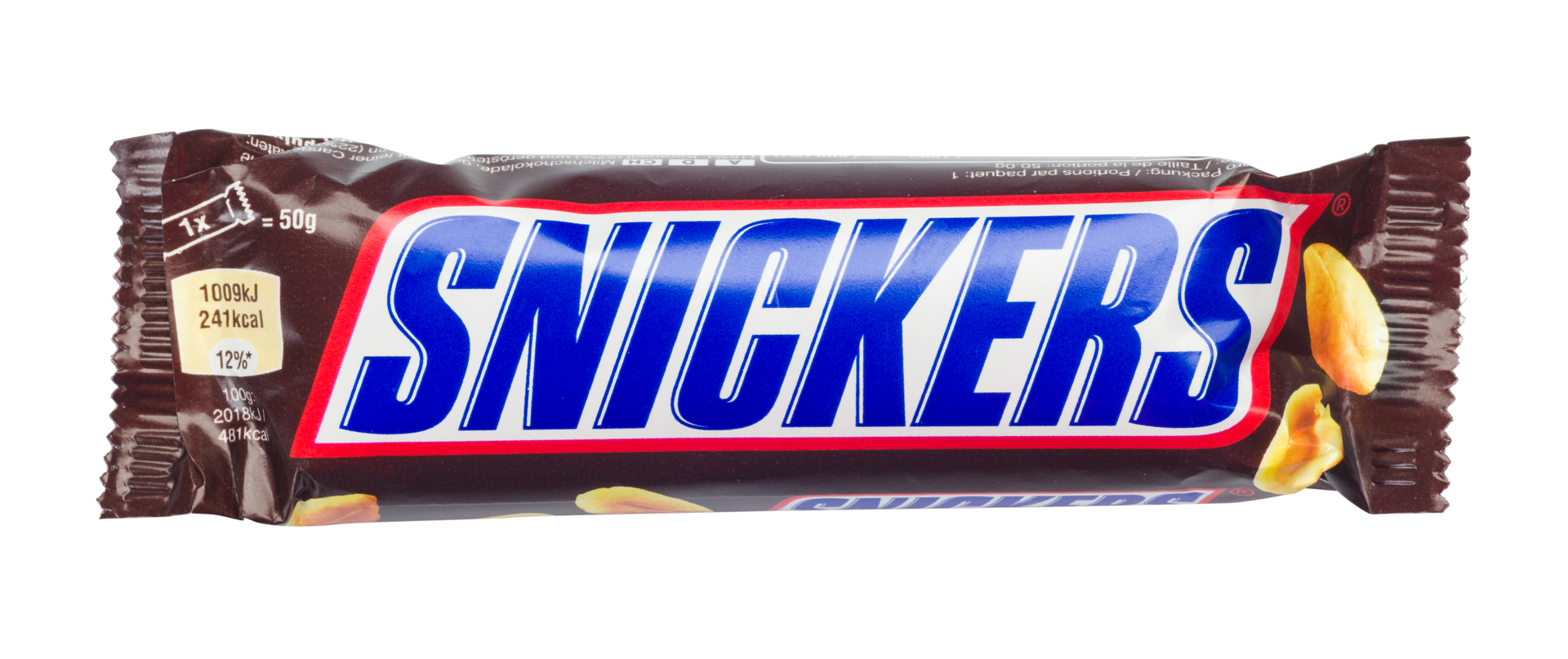 The Mars&rsquo; Snickers bar uses bio-based film made from starch derived from wastewater from potato processing.